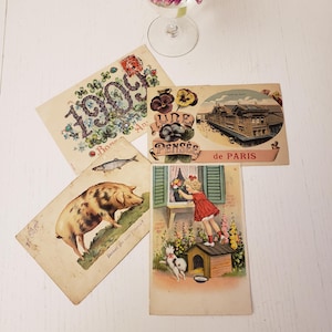 Antique French Ephemera - French Postcards - Choose your Favorite!