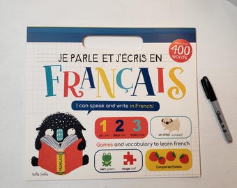 French Language Workbook for Kids: Games & Puzzles