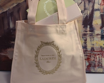 Authentic New Laduree Cotton Blush Pink Tote