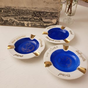 Choice! Authentic Galleries Lafayette Ash Trinket Trays - Paris Collectible Keys, Coins, Rings - Paris Market Find. Limoges - Made in France