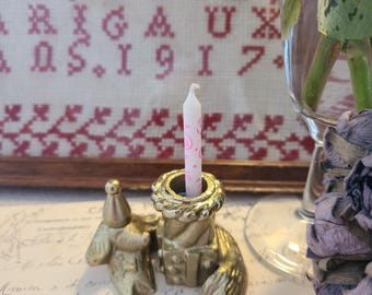 Metal Dog Birthday Candle Holder – Party Decor, Paris Souvenir
