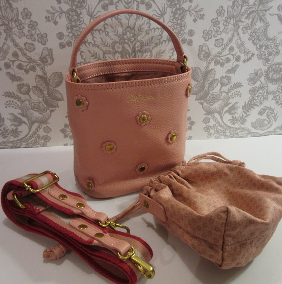 Cath kidston pink leather bag sale