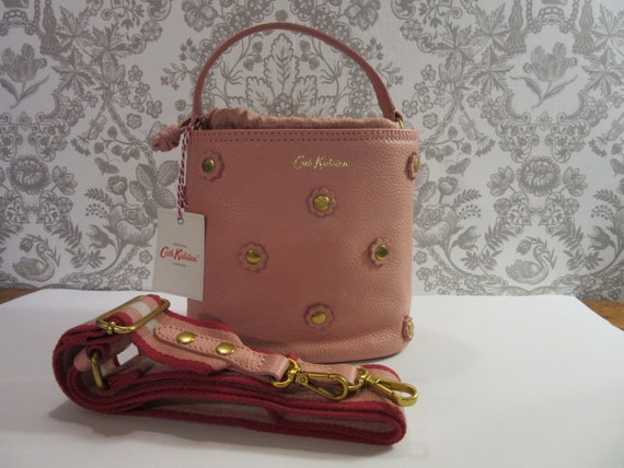 Authentic Cath Kidston Leather Blush Pink Floral … - image 2