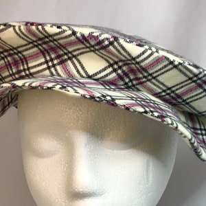 Plaid Flannel Renaissance Tudor Flat Cap