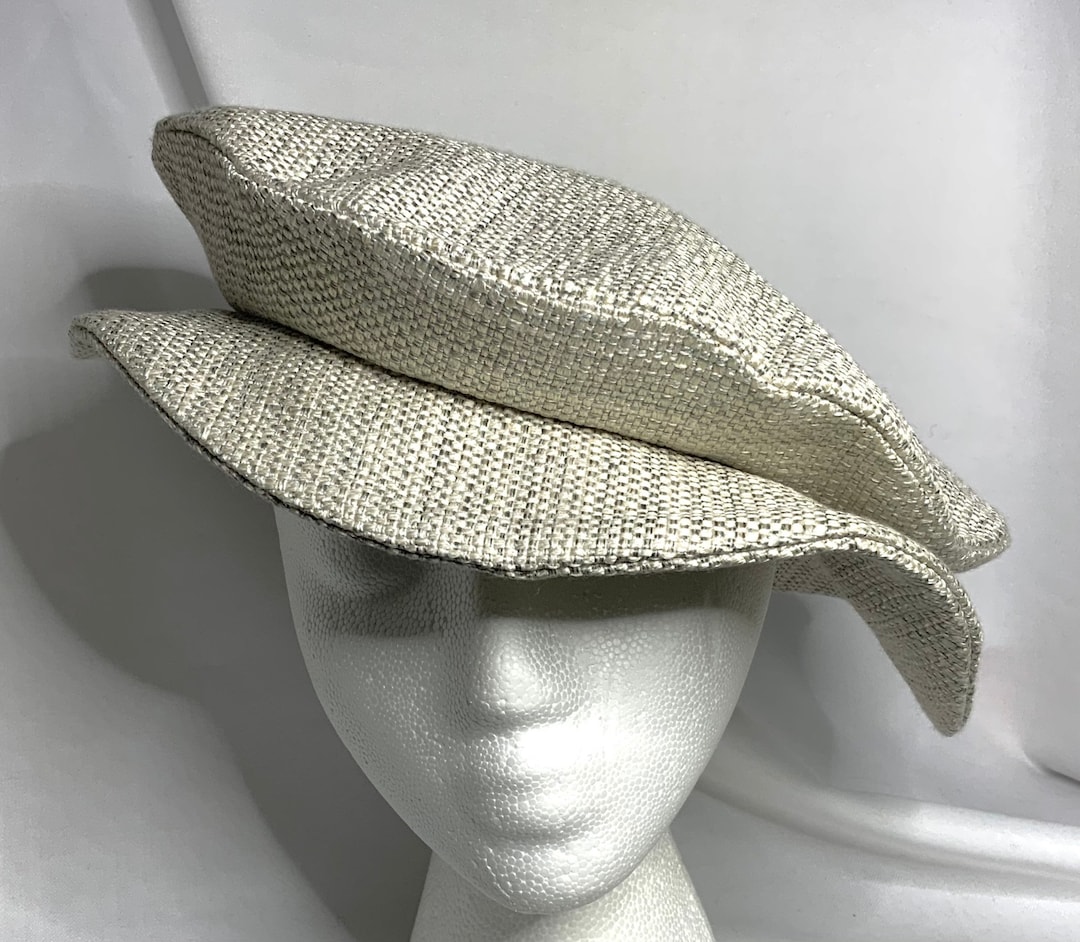 Oatmeal Heather Renaissance Hat Tudor Flat Cap - Etsy