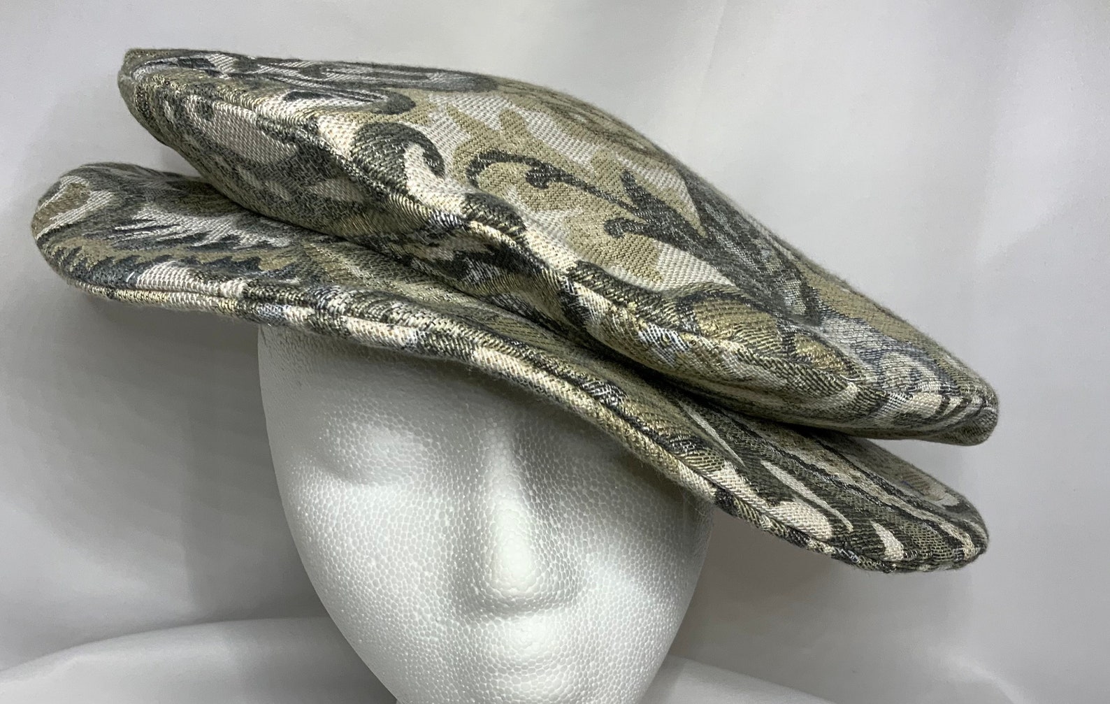 Lino Campesino Renacimiento Tudor Flat Cap MEDIUM | Etsy