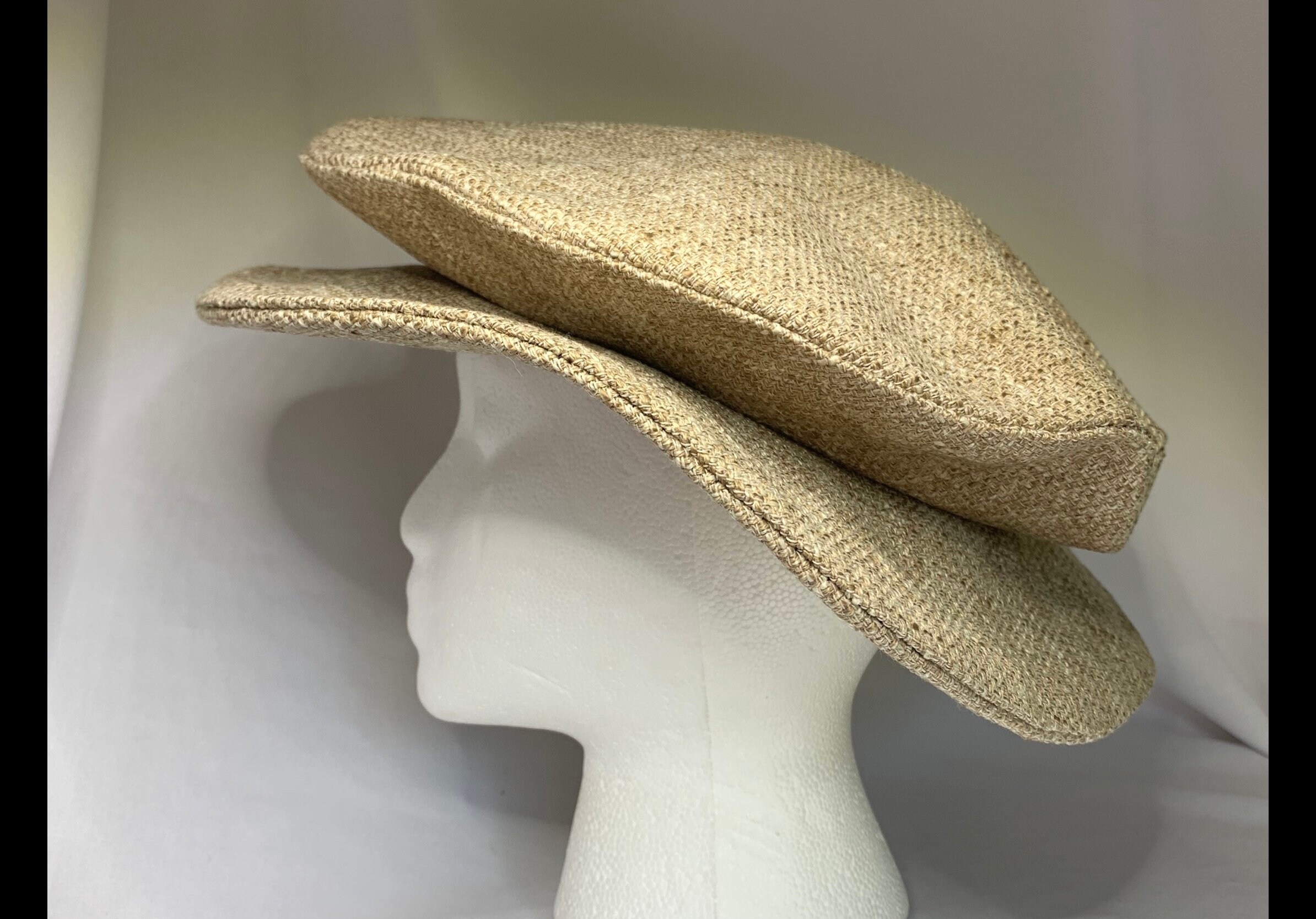 Oatmeal Tweed Tapestry Renaissance Tudor Flat Cap - Etsy