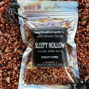 Sleepy Hollow Sizzling Room Salt Crystal Potpourri | Wax Melt Alternative | Scented Salt Sizzler Granules | Autumn Scent | Fall Collection