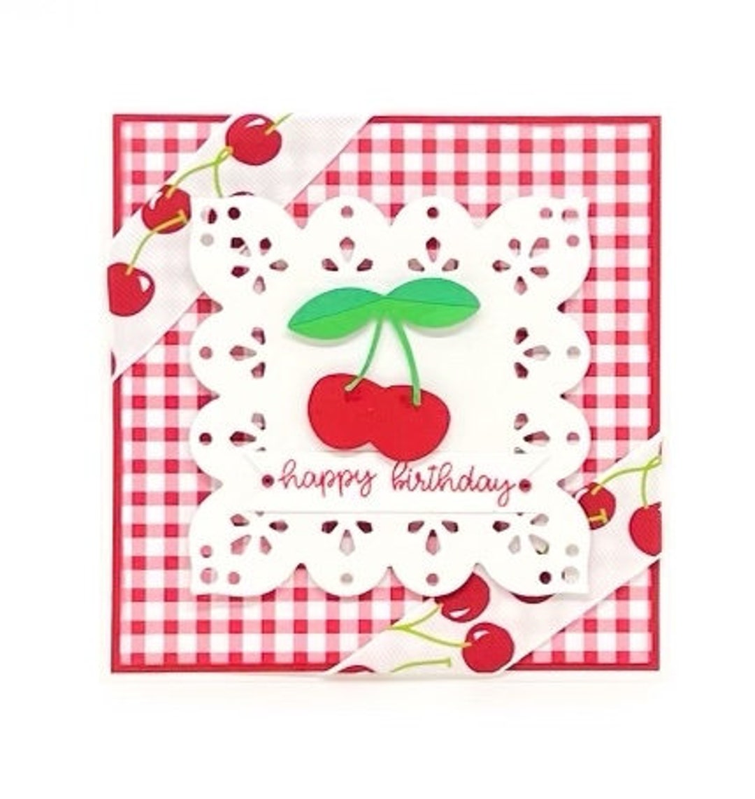 Cherry Birthday Card Birthday Card Bday Card Bday Gift - Etsy
