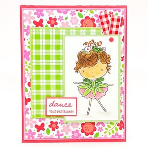 Ballerina Card, Dance Gift, Dancer Birthday, Dance Recital, Performance, Girls Birthday, Dance Teacher, Ballet, Ballet Card, Ballerina