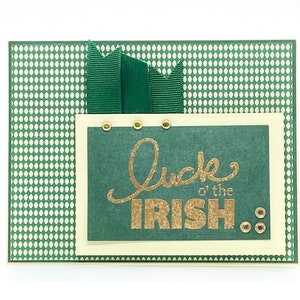 St Patricks Day Card, Irish Card, Irish Holiday, Shamrocks, Luck of the Irish, St Patty Day, St Patrick, Four Leaf Clover, Leprechauns