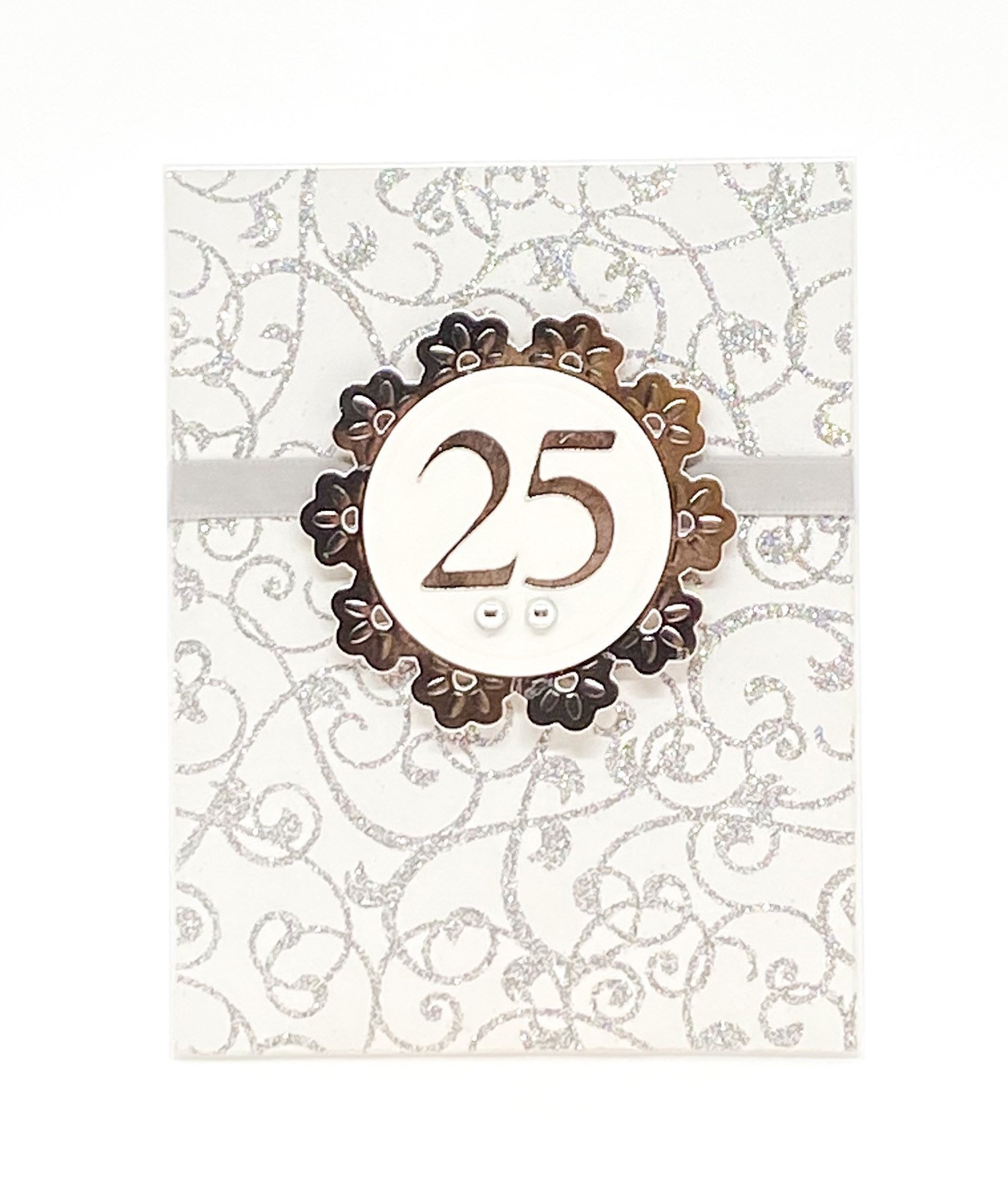 Custom Silver Wedding Anniversary Gift Frame, 25th Anniversary Photo Gifts For Couples Canvas Print - View #7