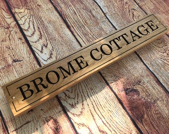 SOLID OAK POST AND DOUBLE SIDED HANGING SIGN SOLID OAK HOUSE NAME SWING SIGN SOLID OAK POST AND DOUBLE SIDED HANGING SIGN SOLID OAK HOUSE NAME SWING SIGN
