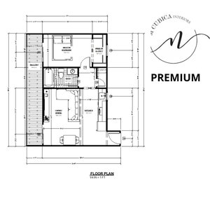 I will make architectural redraw floor plan