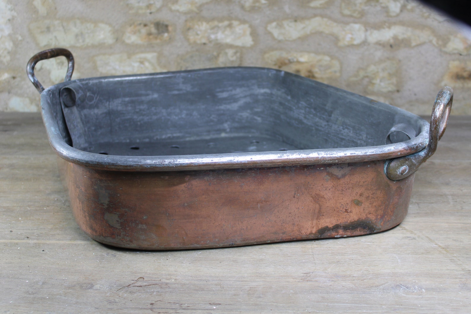 Antique Copper French Turbotiere Fish Kettle Poacher Steam Pan Etsy