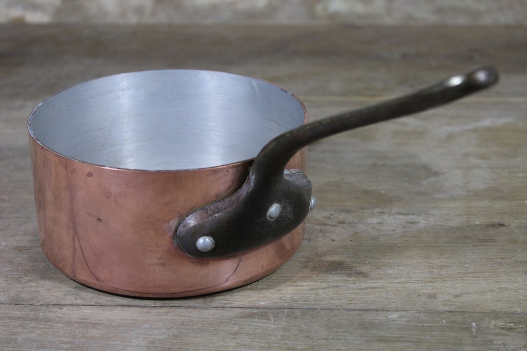 French 2mm Copper Cookware Tin Lined Pan Pot Etsy