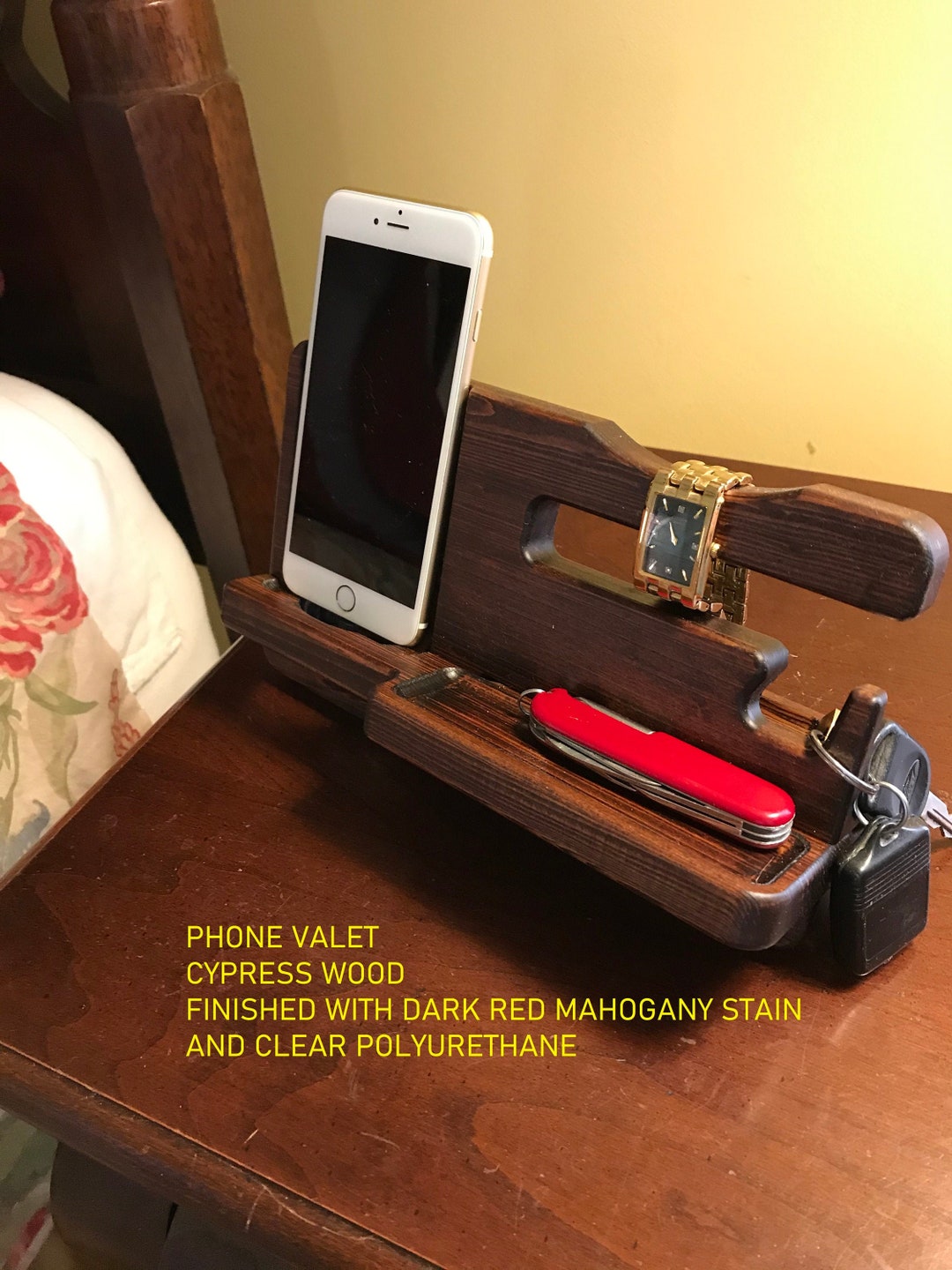 Phone Stand for a Bedside Table. Made Using High Etsy