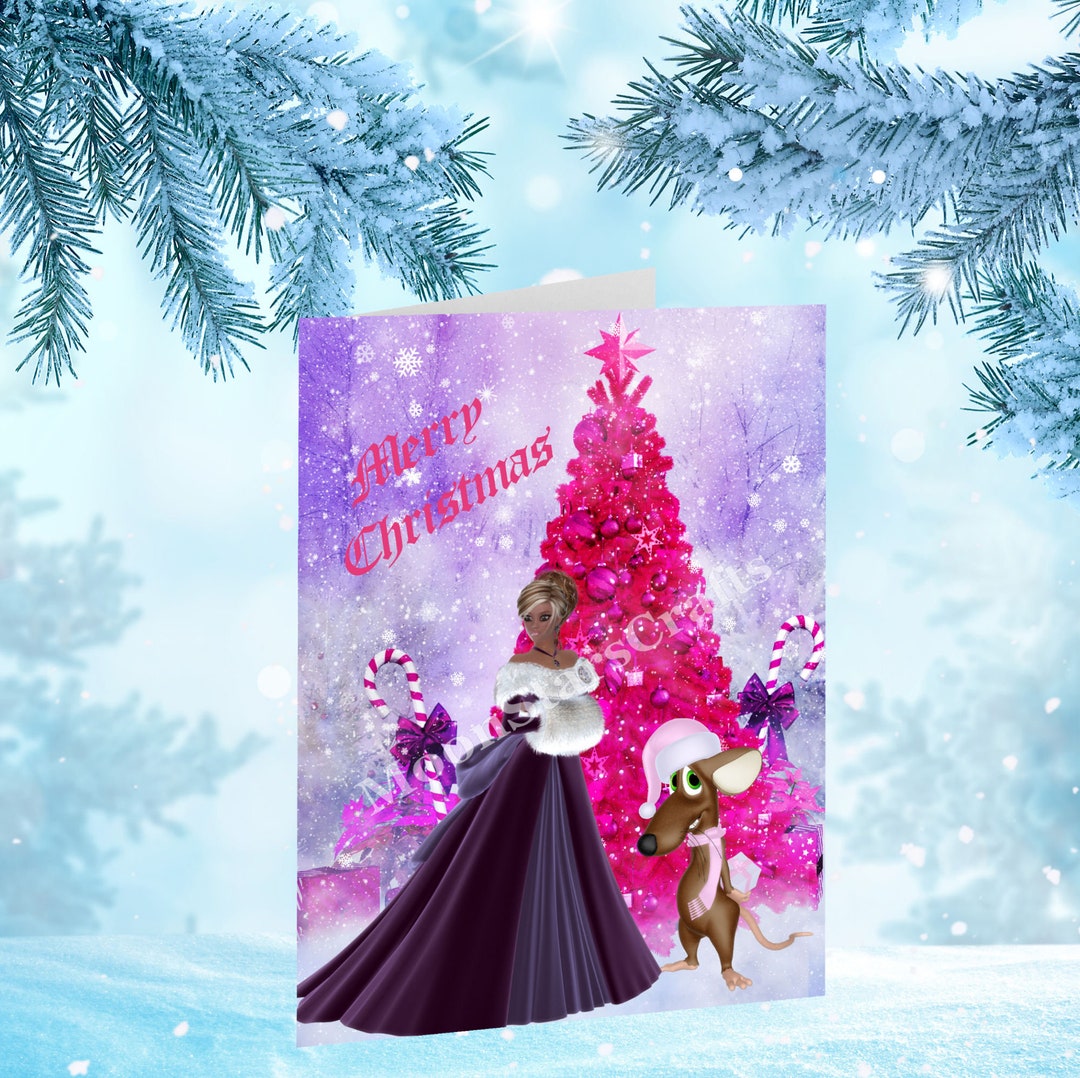 Printable Merry Christmas Card Instant Download Holiday Card - Etsy