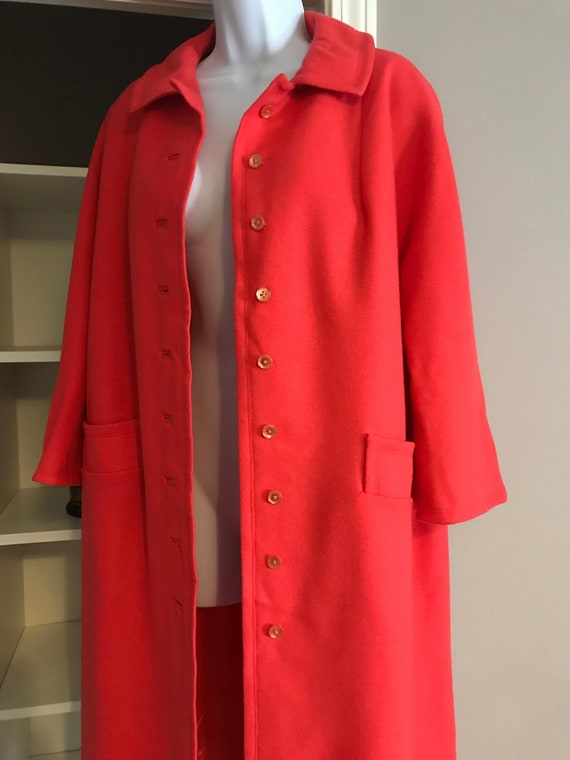 1970s Pink wool coat by. Youthcraft for Dillards