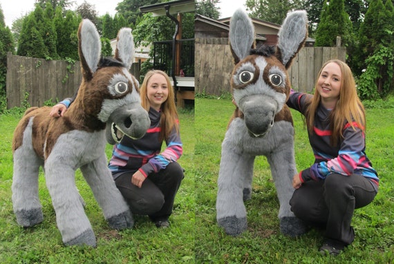 life size stuffed donkey
