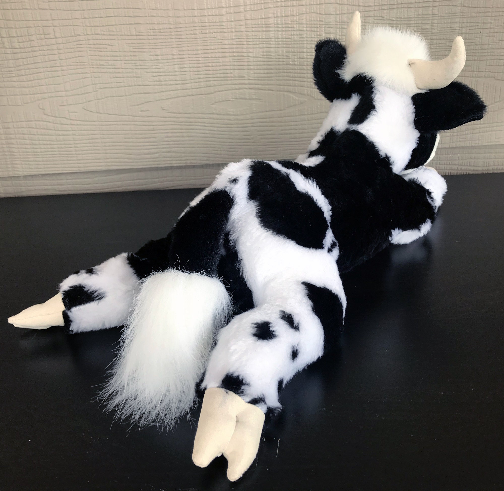 fluffy cow plush