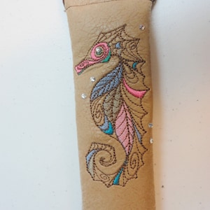 Seahorse Ponytail hair wrap // Mermaid ponytail hair wrap // No slip ponytail hair wrap // Biker hair wrap //