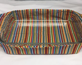Fiesta Stripe Casserole Cozy, 9x13 Insulated Dish Cover