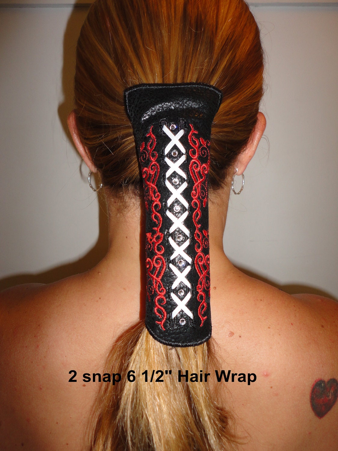 Ponytail hair wrap // Noslip ponytail hair wrap // Harley Etsy