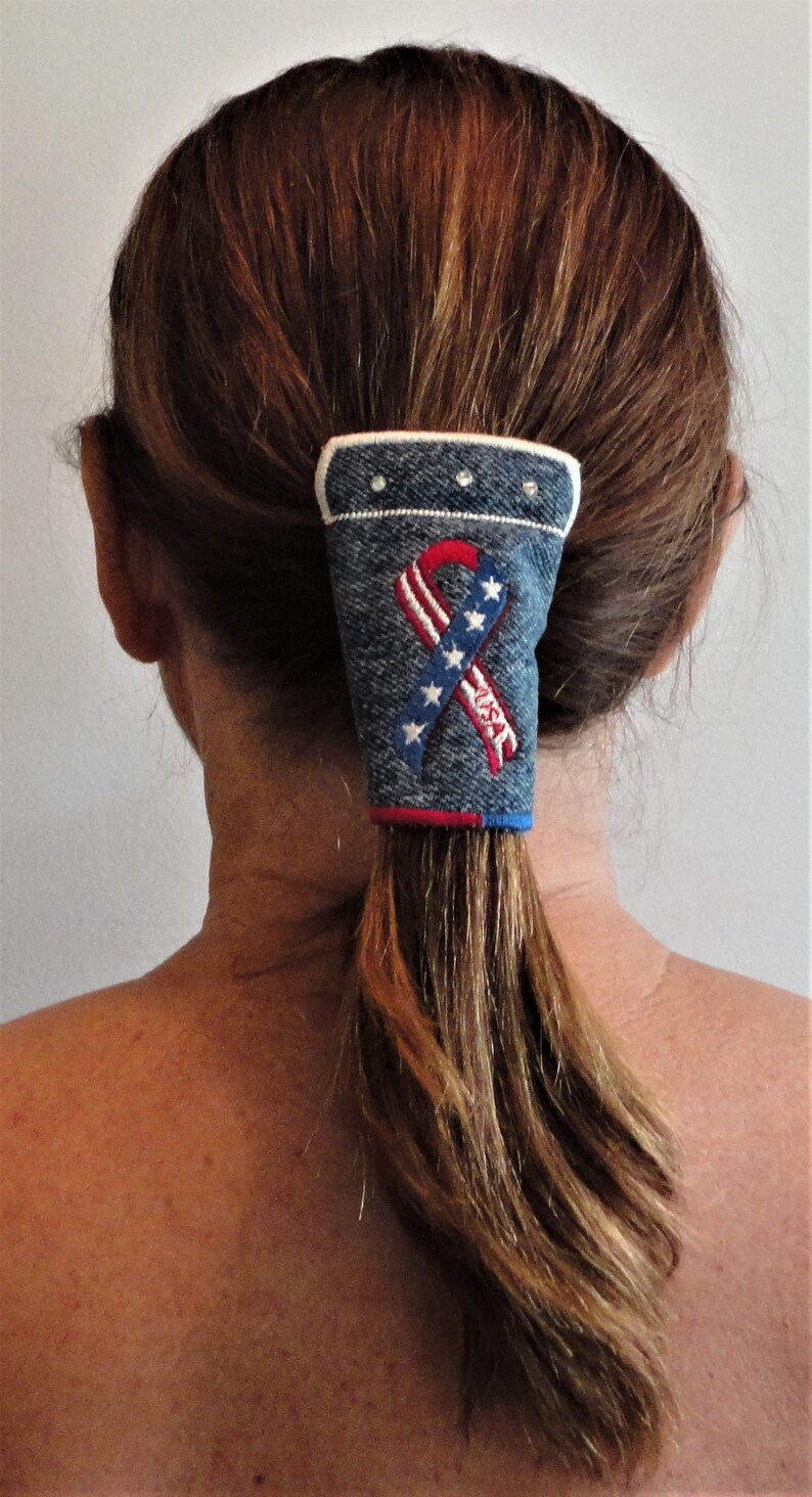 Sugar Skull Ponytail Hair Wrap // Noslip Ponytail Hair Wrap Etsy