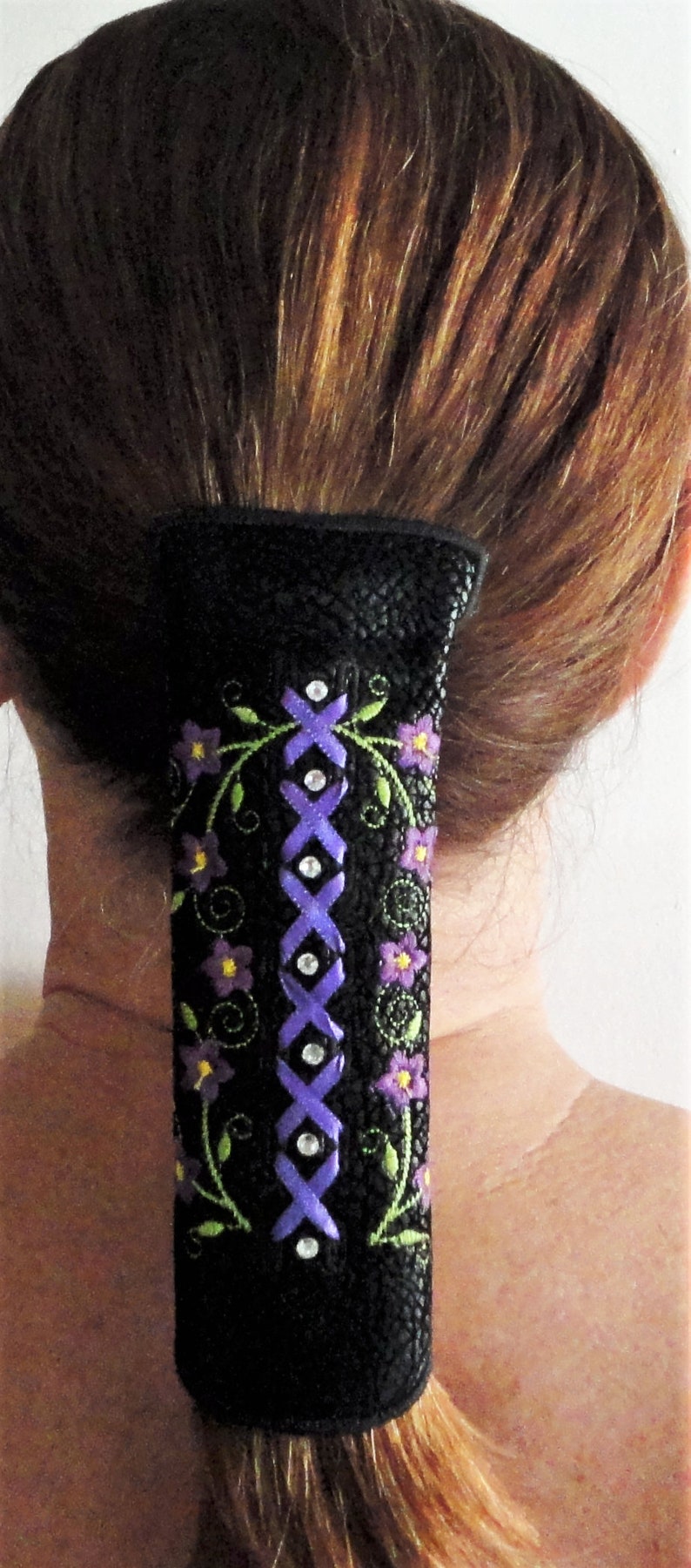 Ponytail Hair Wrap // Noslip Ponytail Hair Wrap // Biker Hair Etsy