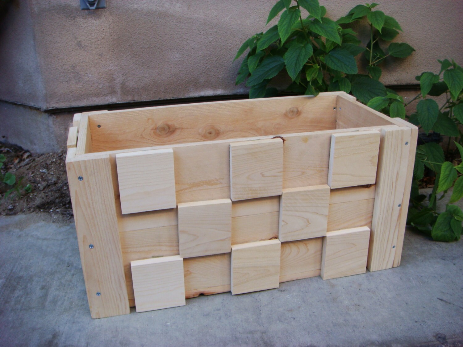 Wood Planter Flower Box Vegetable Garden 24 Long x 12 Wide ...