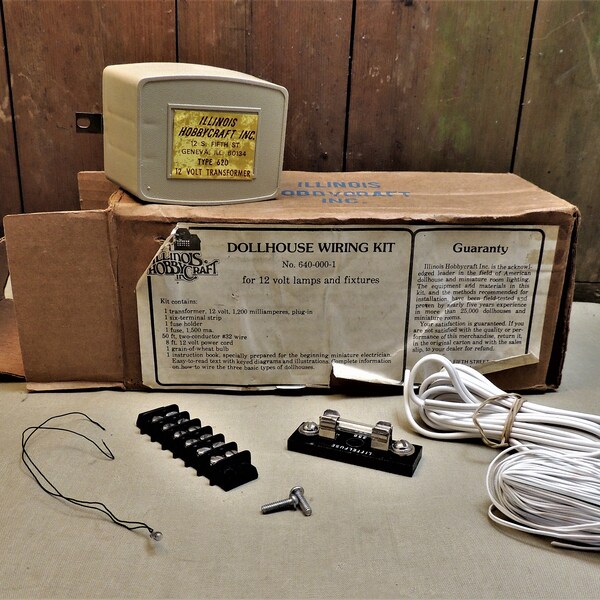 Dollhouse Wiring Kit Etsy