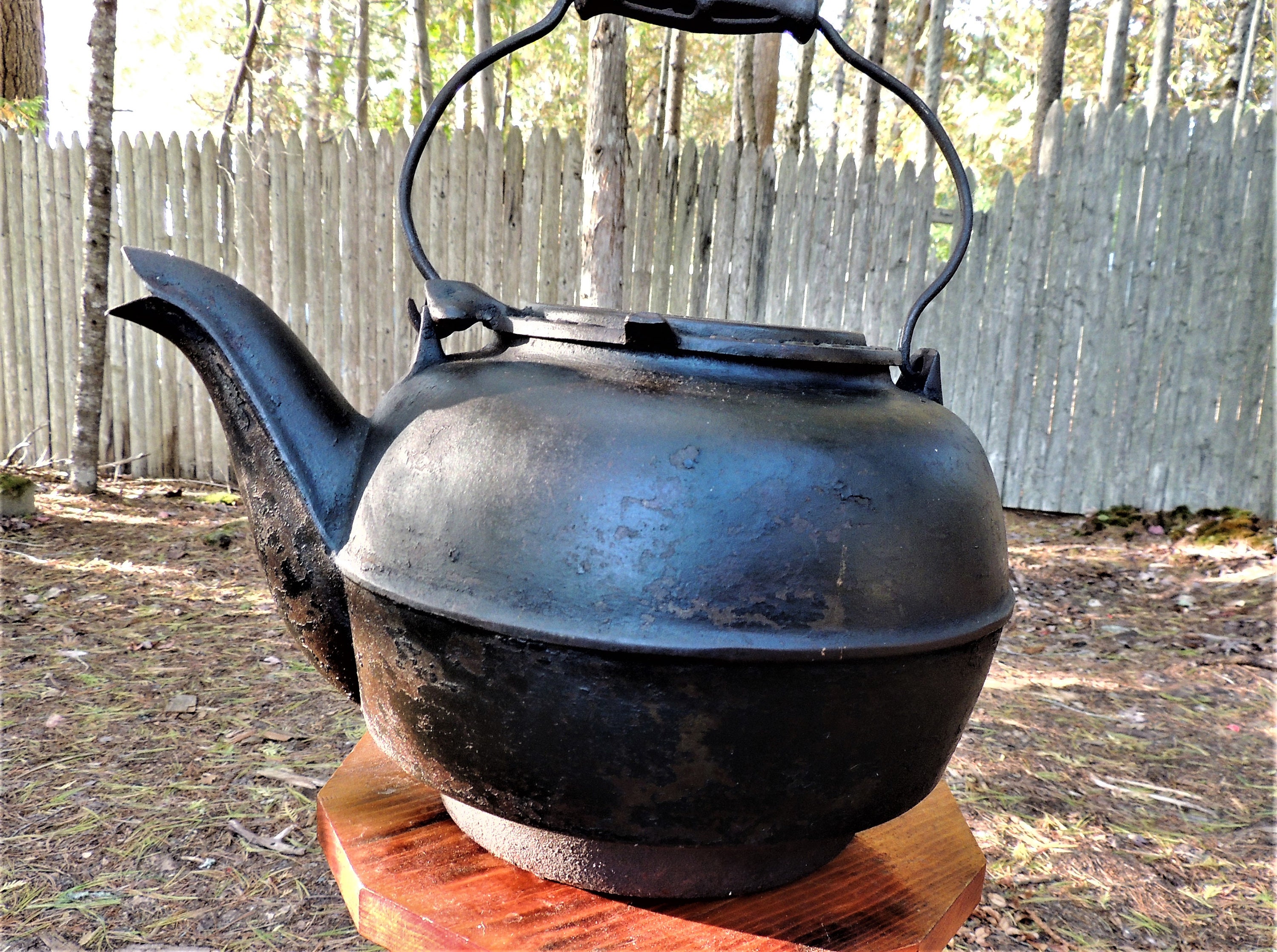 Antique WOOD & Co Tea KETTLE Circa 1800s Made in Etsy