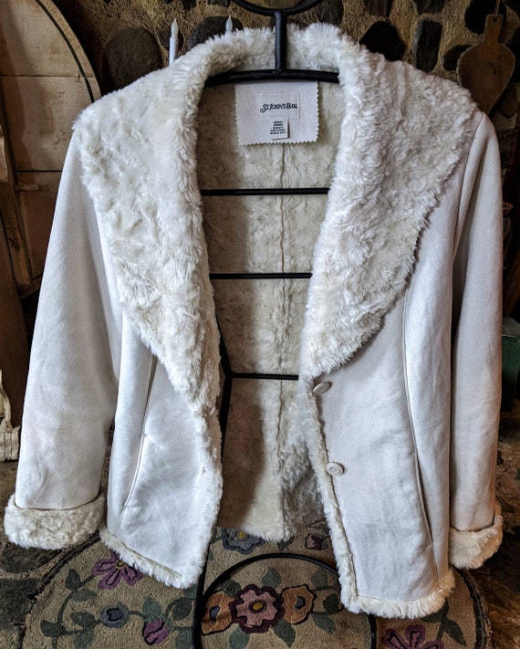 Ladies FAUX SHEEPSKIN JACKET ~ - image 10