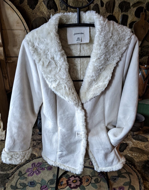 Ladies FAUX SHEEPSKIN JACKET ~ - image 4