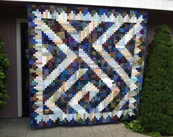 Stunning Geometric Design Quilt -"Under The Sea"