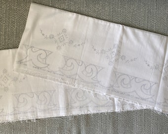 Vintage Tubing Pillow Case For Cutwork By Wonder Art No. F-366 From the 1930's