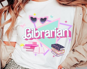 School Librarian Shirt Library Shirt for Librarian Squad Shirt Book Lover Shirt Librarian Gift for Book Lover, retro vintage