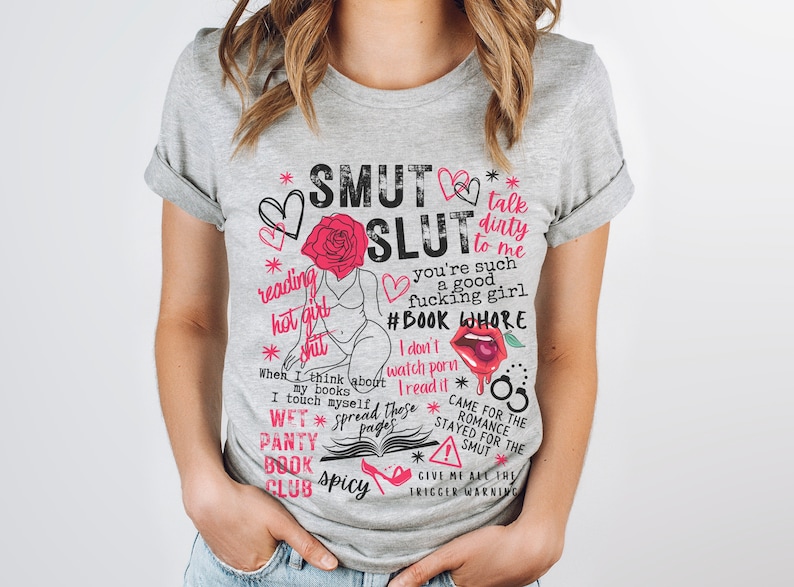 Smut tshirt, STFUATTDLAGG, Buy Me Books, Reader, Spicy Book Shirt, Spicy Literature, Spicy Book Club, Smut Lover, Smut fan image 5