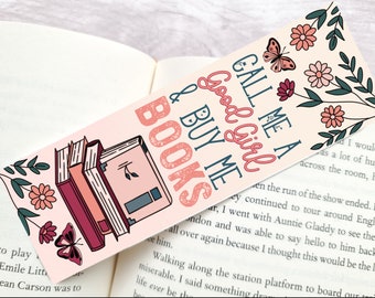 Smut reader bookmark, sttfuattlagg bookmark, bookish gift, gift for book lover, good girl