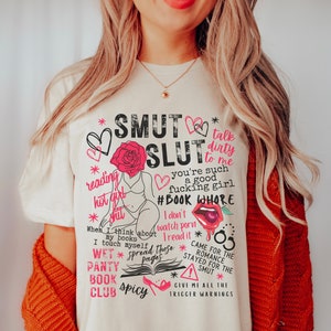 Smut tshirt, STFUATTDLAGG, Buy Me Books, Reader, Spicy Book Shirt, Spicy Literature, Spicy Book Club, Smut Lover, Smut fan image 2