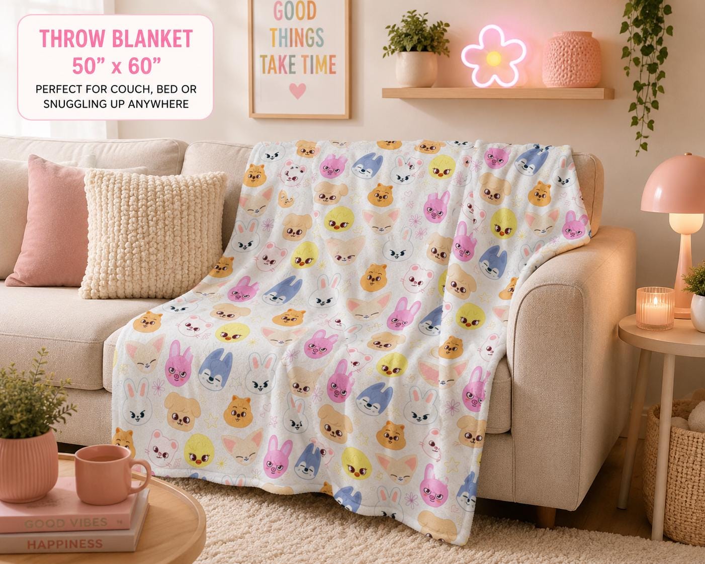 Stray Kids Skzoo Blanket - Etsy