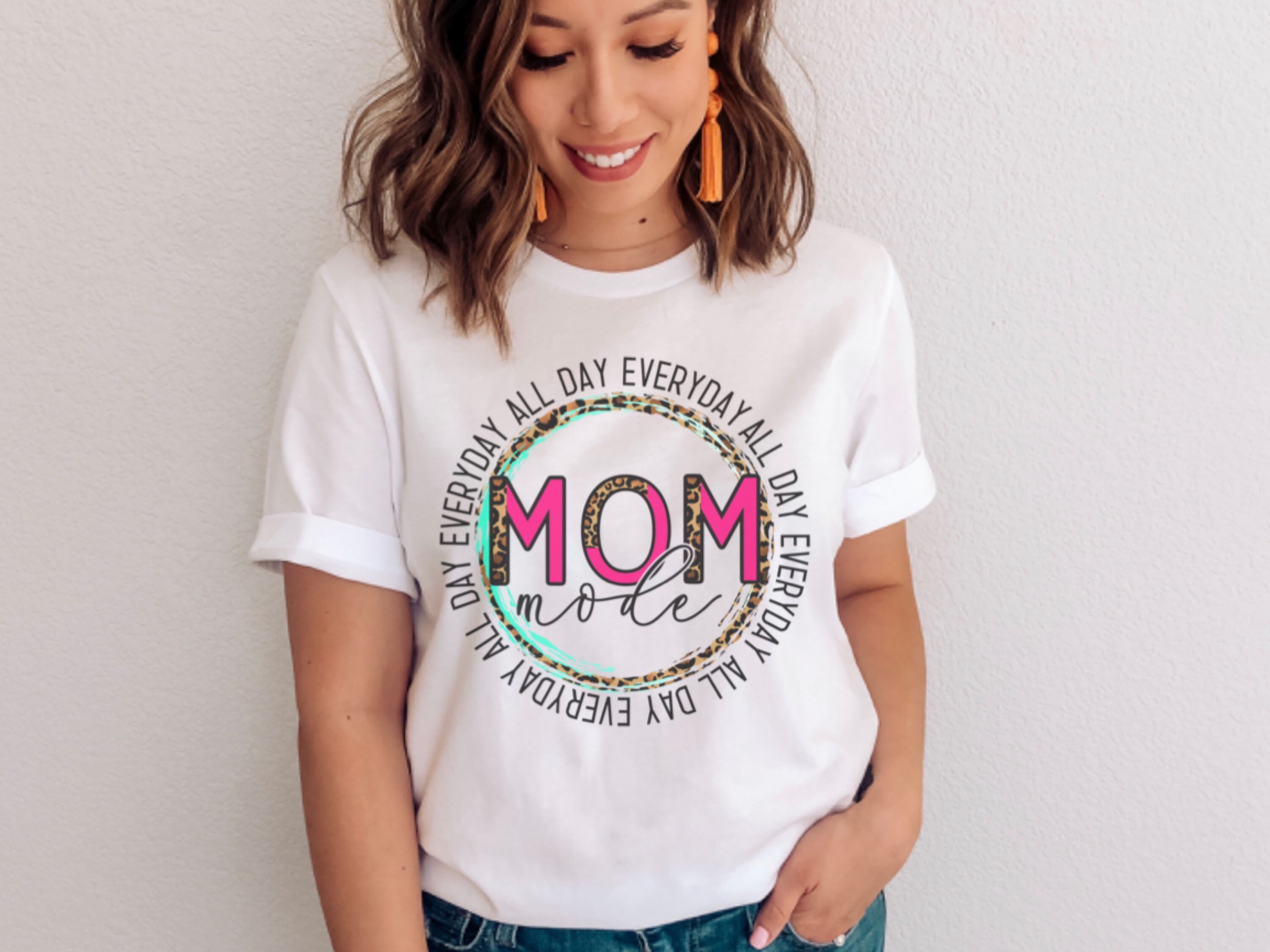 All Day Everyday Mom Mode Shirt Mom Mode Shirt Mama Shirt | Etsy