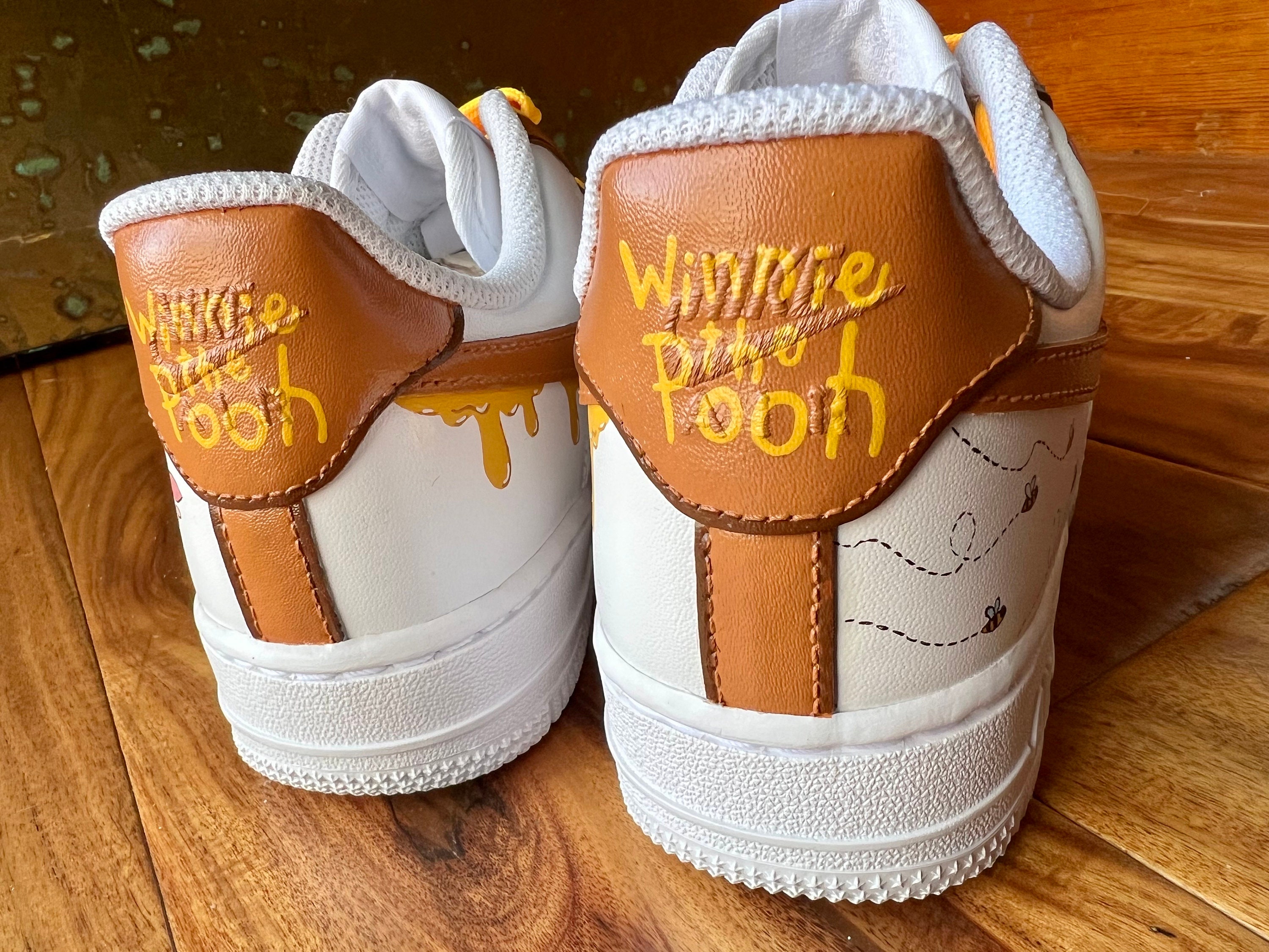 pooh bear nikes