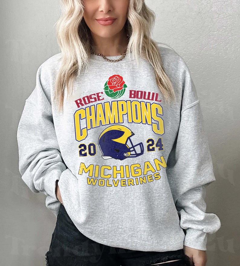 Rose Bowl Champions T-shirt, University of Michigan Shirt, Michigan VS ...