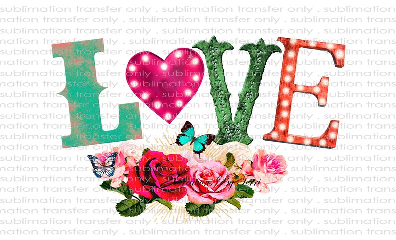 Love Valentine Sublimation Transfer Mug Can Holder Ink Transfer