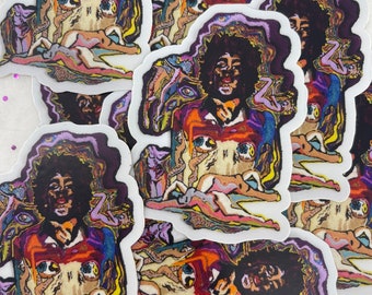 Jimi Hendrix Sticker - Etsy