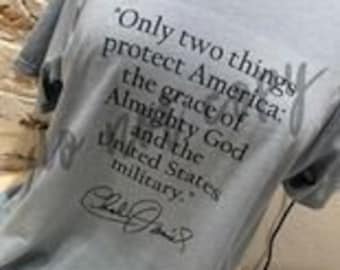 DIGITAL** Charlie Daniels TWO things protect America military SVG