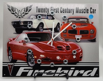 Pontiac Firebird Clock: Retro Automotive Wall Decor