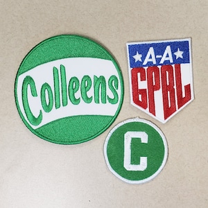 Vintage Baseball Inspired Chicago Colleens Patch Set